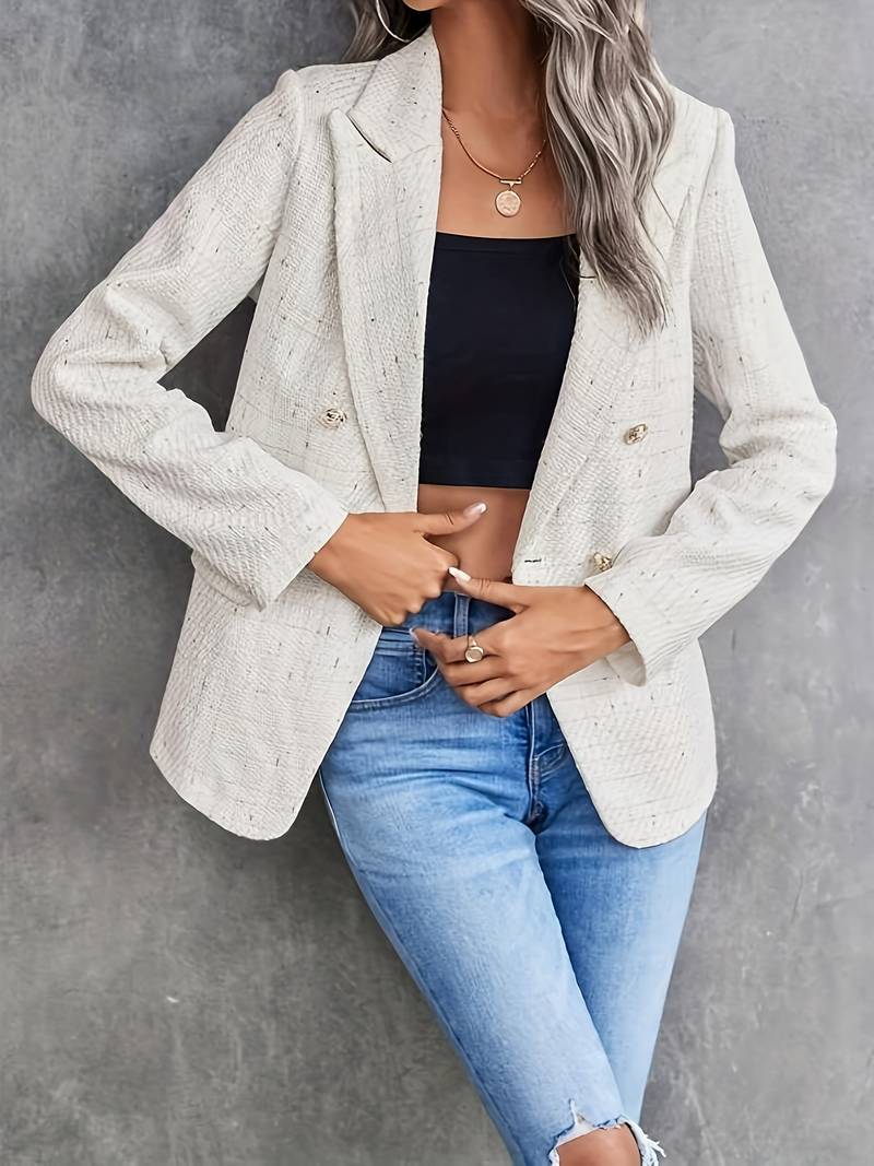 Adeline - Long-Sleeve Blazer with Notched Collar for Women