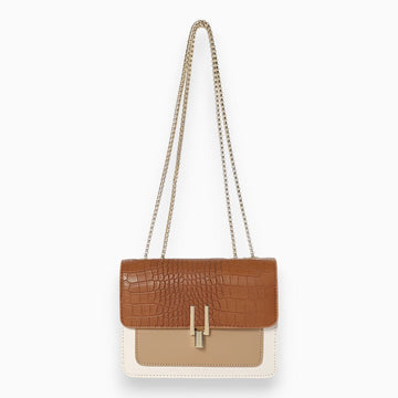 Women's Elegant Flap Handbag - Lightweight & Chic
