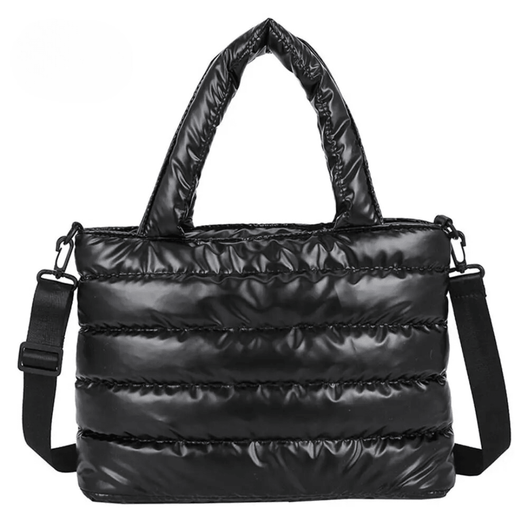 Women's Puffed Tote Bag - Cozy Stylish Lightweight