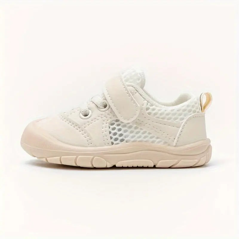 Baby Lightweight First Walker Shoes - Flexible Sole & Hook-and-Loop
