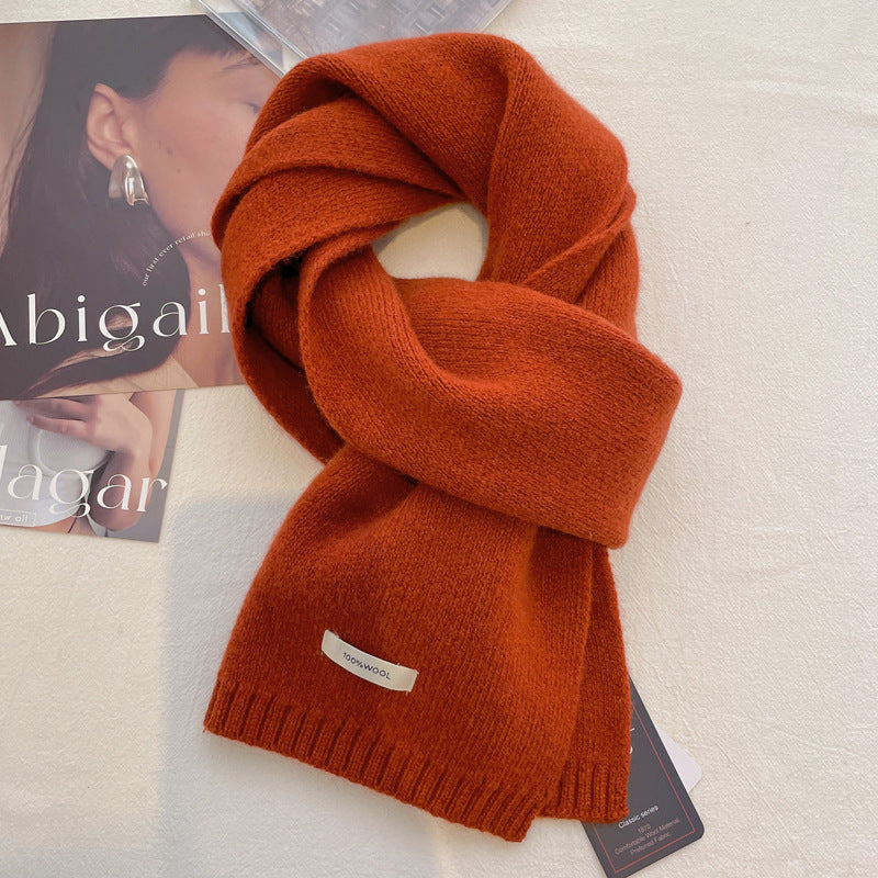 Unisex Scarf - Chunky Finish with Ribbed Ends