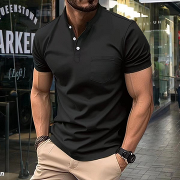 Casual and Stylish Polo Shirt with Half Collar for Men