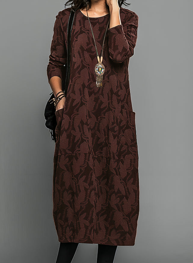 Stylish and Flowy Long Sleeve Dress for Women