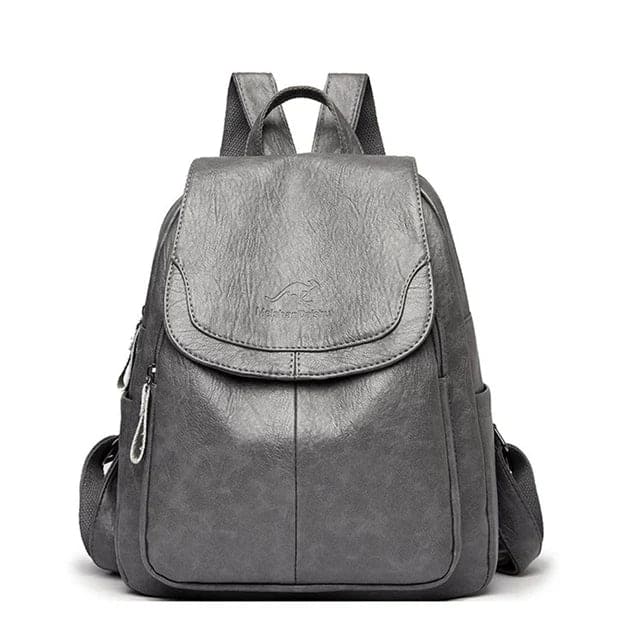 Women's Leather Backpack - Safe Stylish Organised Travel