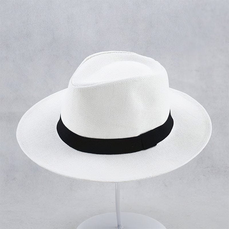 Unisex Classic Panama Hat - Handmade Toquilla Straw Travel Sun Hat
