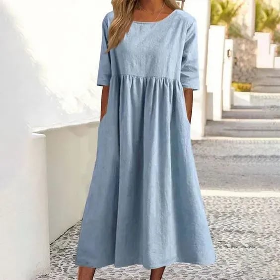 Vintage-Inspired Classic Dress for Women | Eva