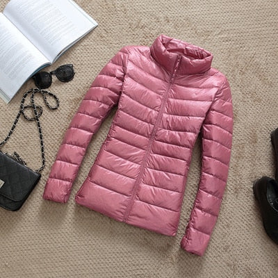 Women's Hooded Puffer Jacket - Cosy Outerwear