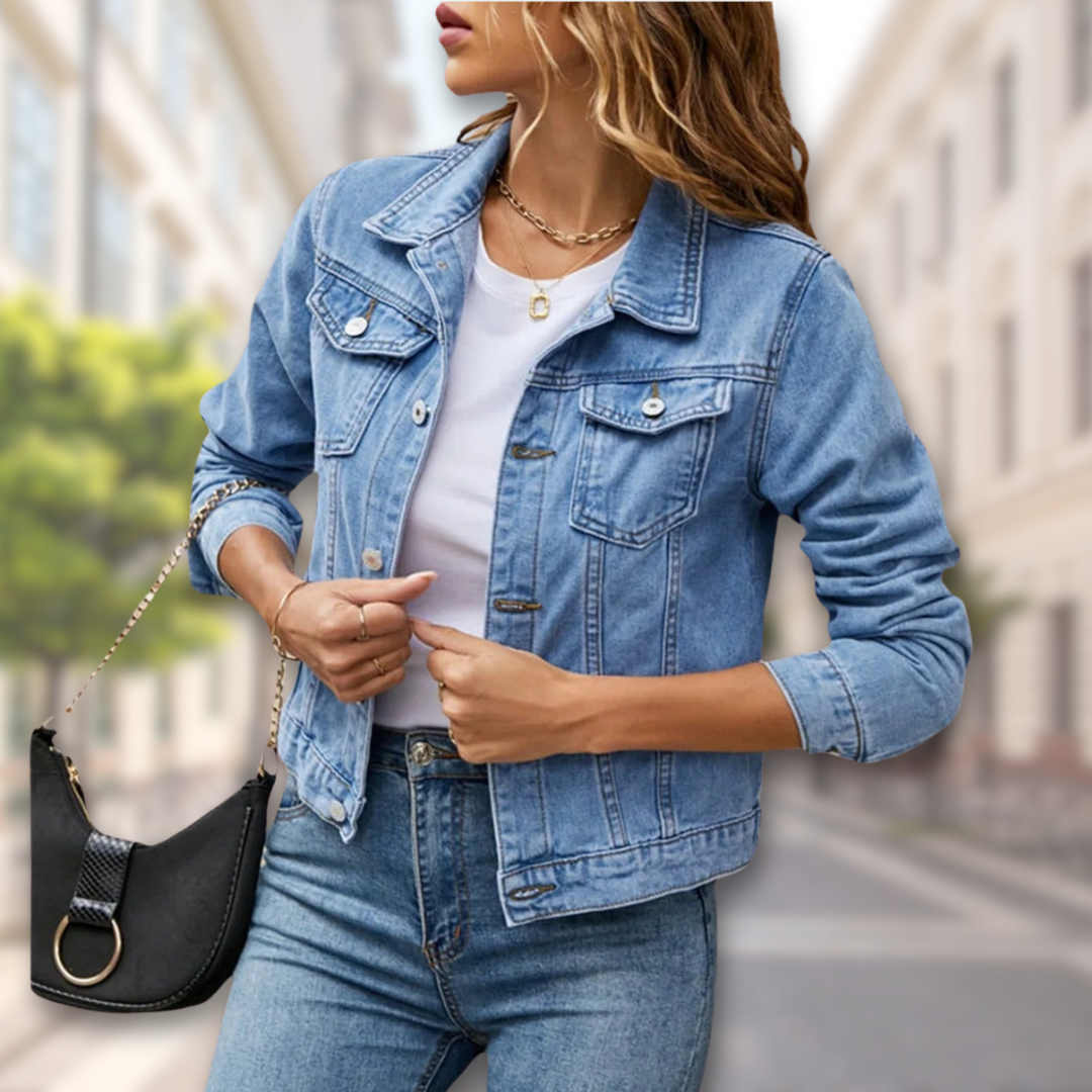Stylish Button-Up Jacket for Women | Lilly