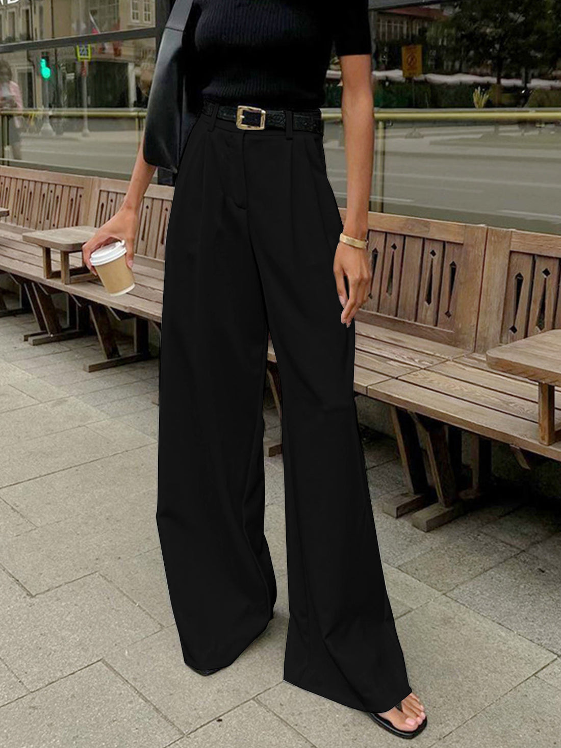 Elegant Wide Trousers for Women