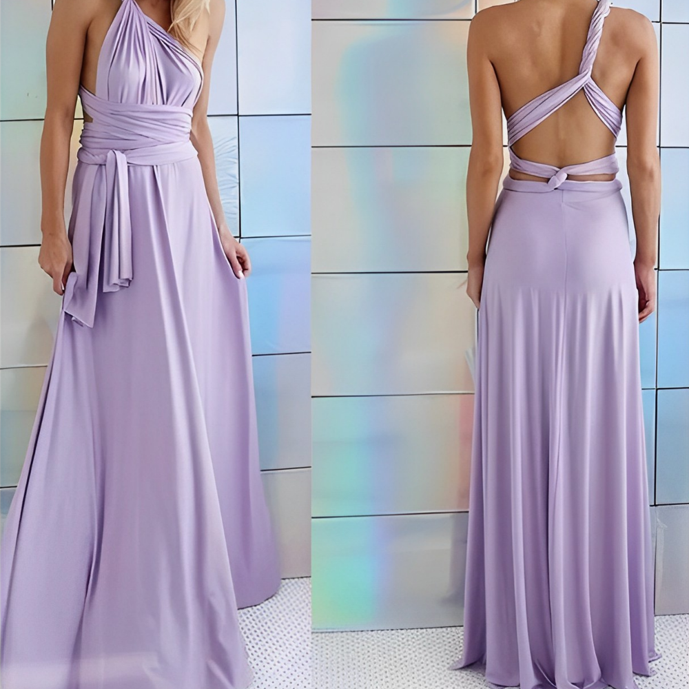 Elegant Multiway Wrap Maxi Dress for Women