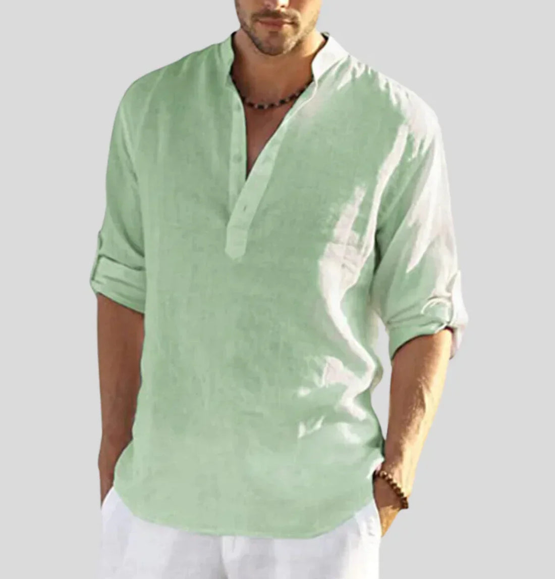 Elegant Long-Sleeve Shirt for Men