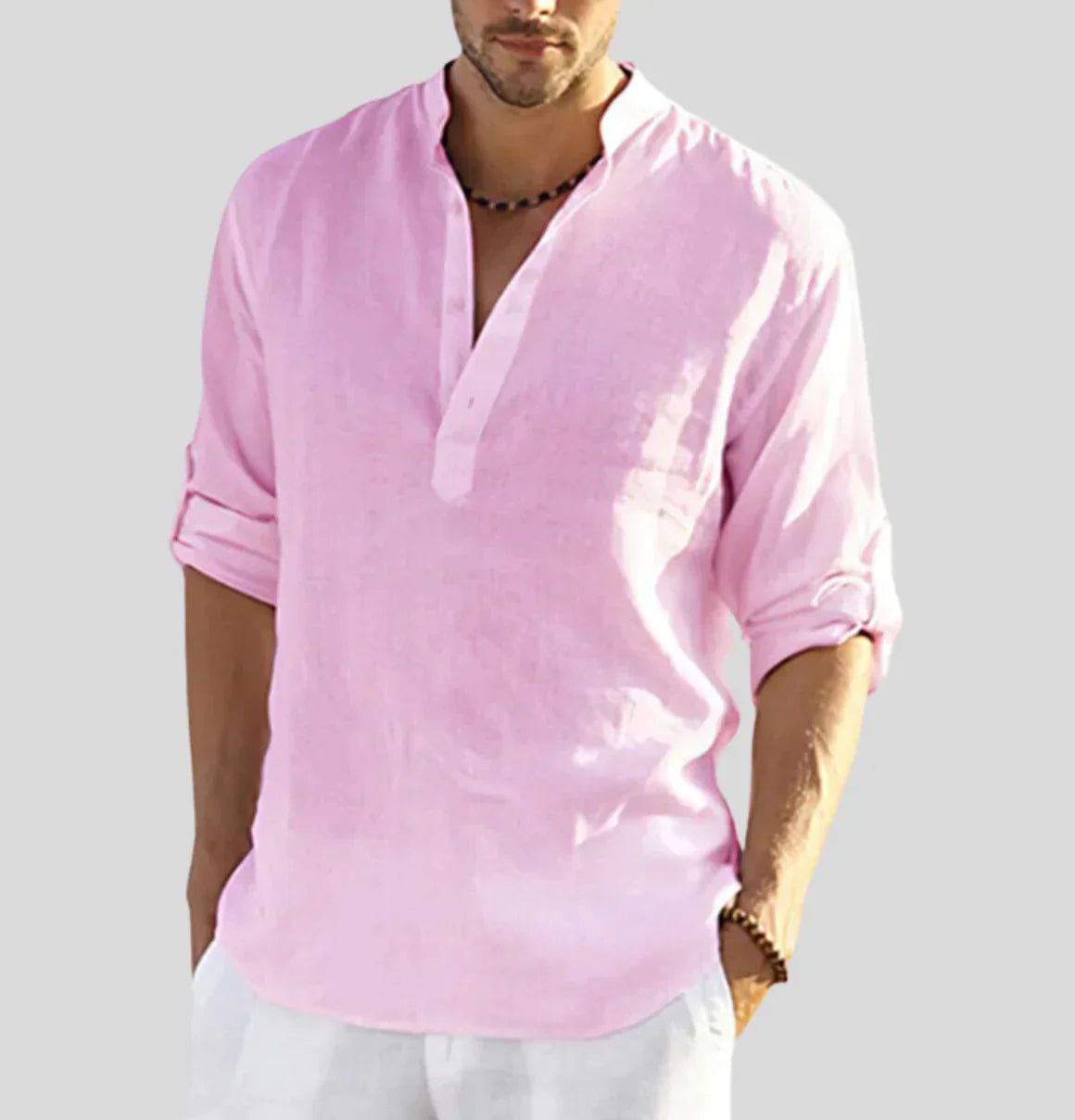 Elegant Long-Sleeve Shirt for Men