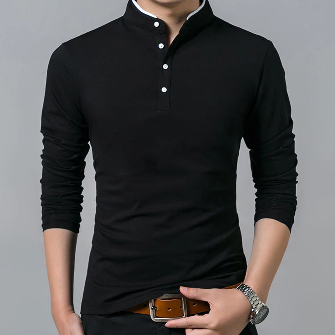 Trendy and Stylish Long Sleeve Polo Shirt for Men