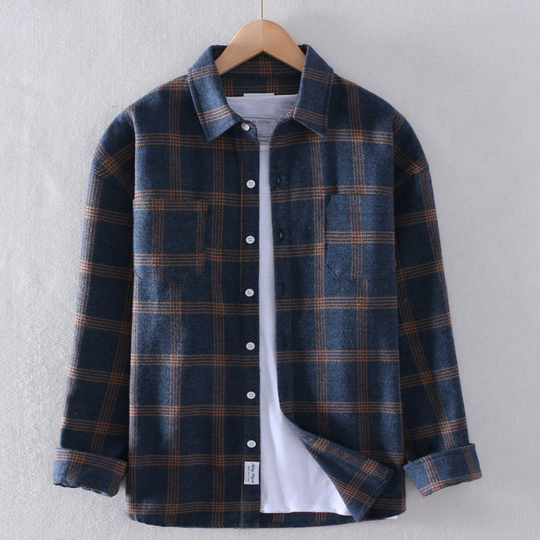 Casual and Stylish Plaid Shirt for Men