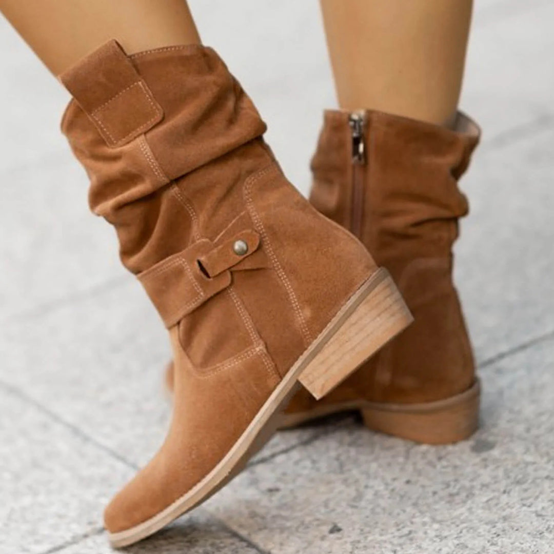 Elegant and Chic Zip Boots for Women