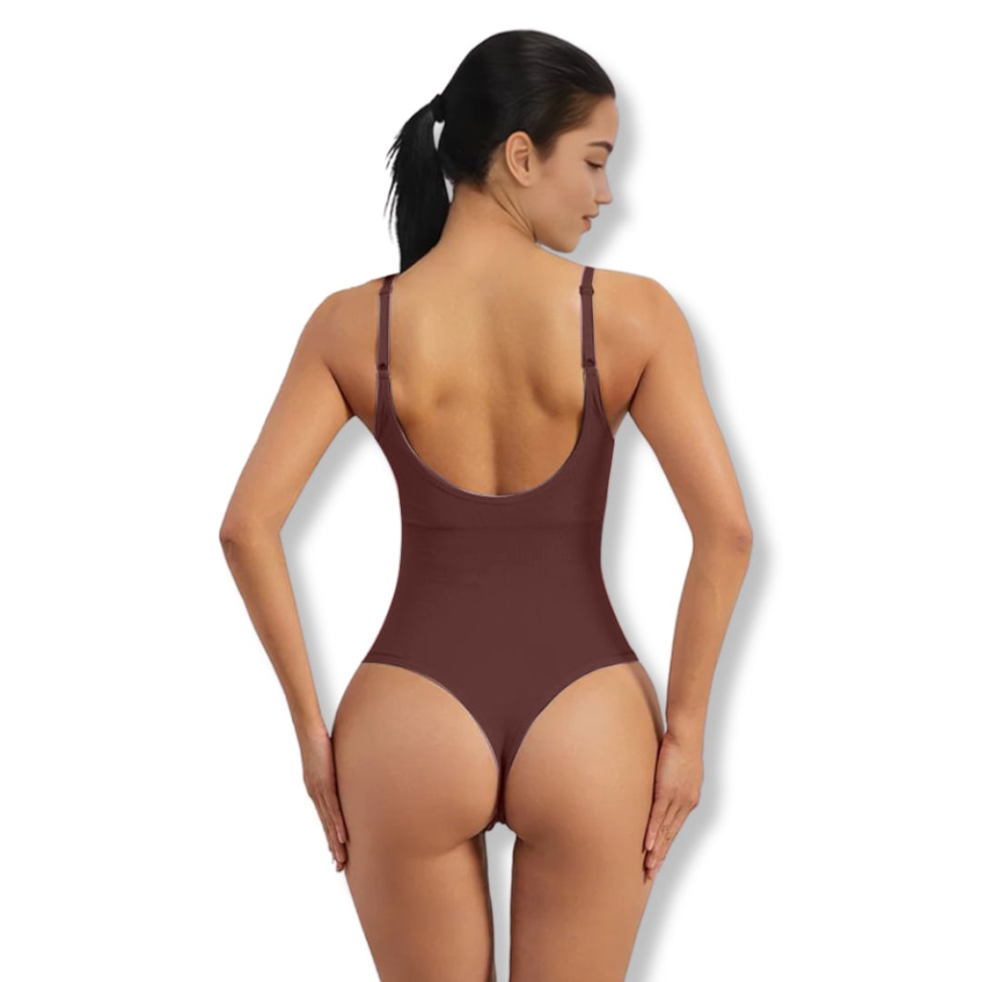 Women's Bodysuit - Seamless Tanga with Corrective Fit