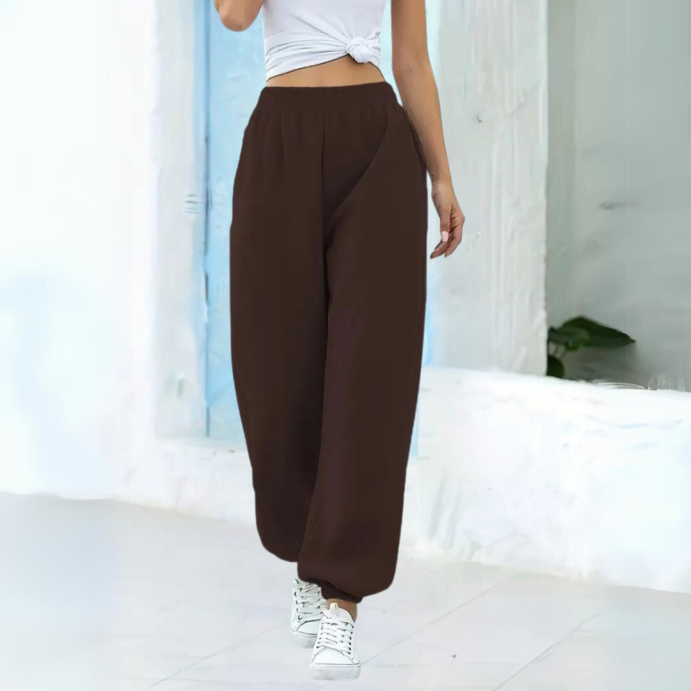 Women's Wide Leg Joggers - Stylish and Comfortable