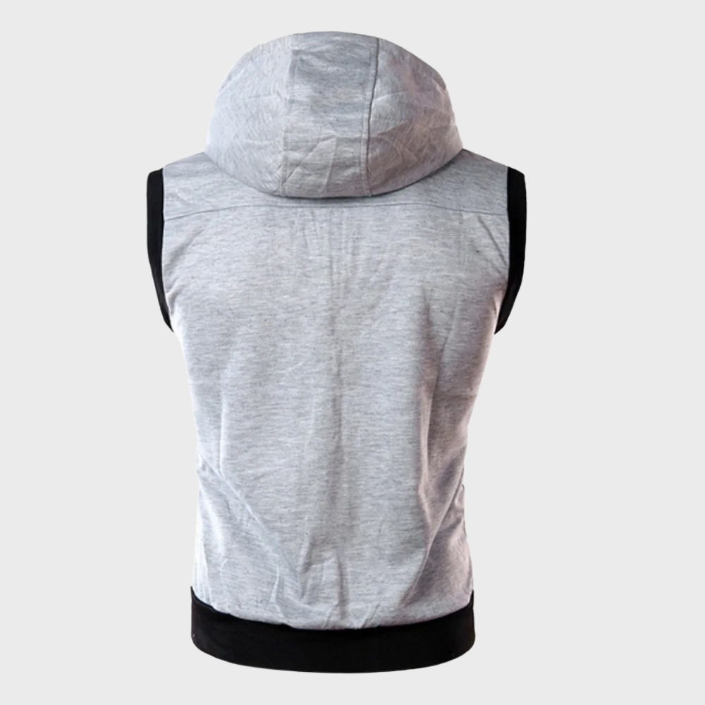 Stylish and Modern Sleeveless Hooded Vest for Men