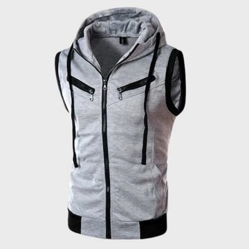 Stylish and Modern Sleeveless Hooded Vest for Men
