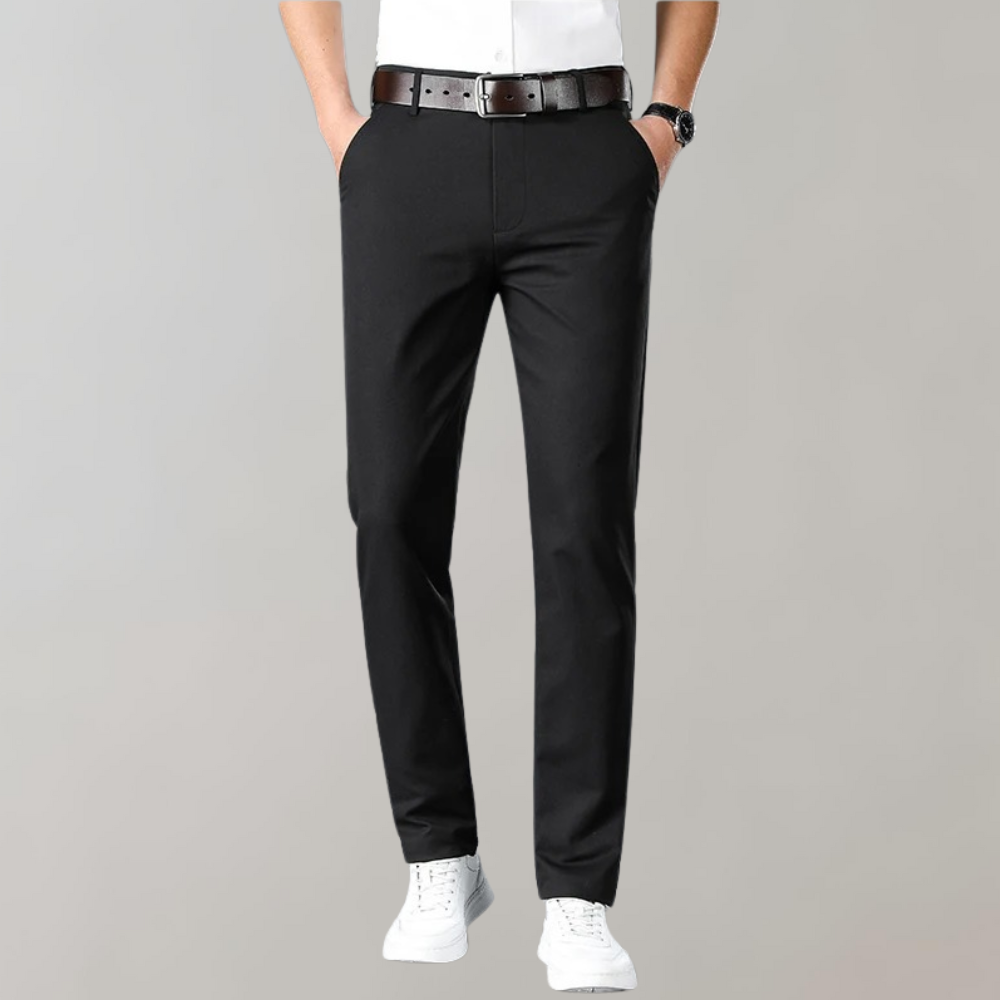 Men's Slim Fit Work Trousers - Stretch & Lightweight