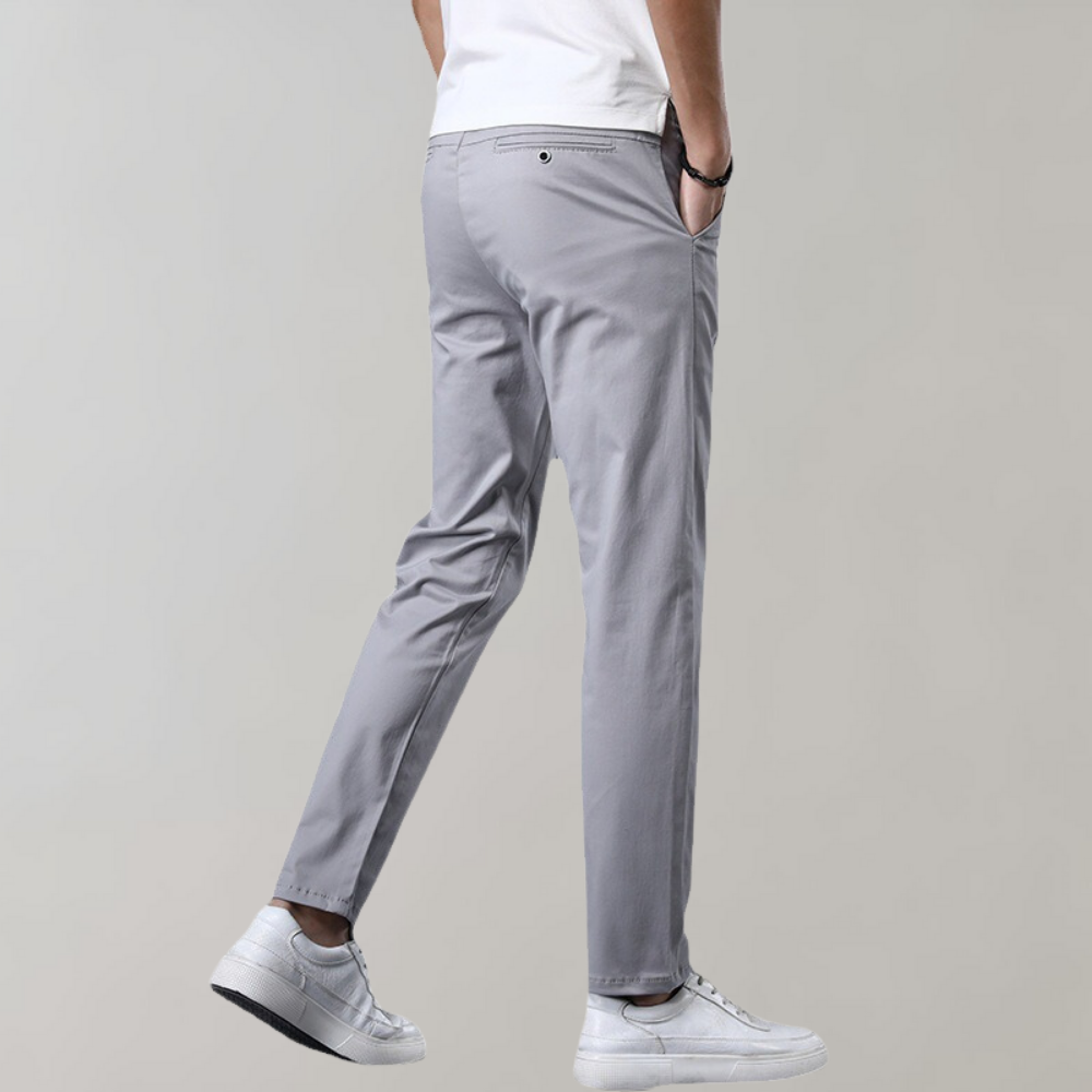 Men's Slim Fit Work Trousers - Stretch & Lightweight