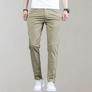 Men's Slim Fit Work Trousers - Stretch & Lightweight