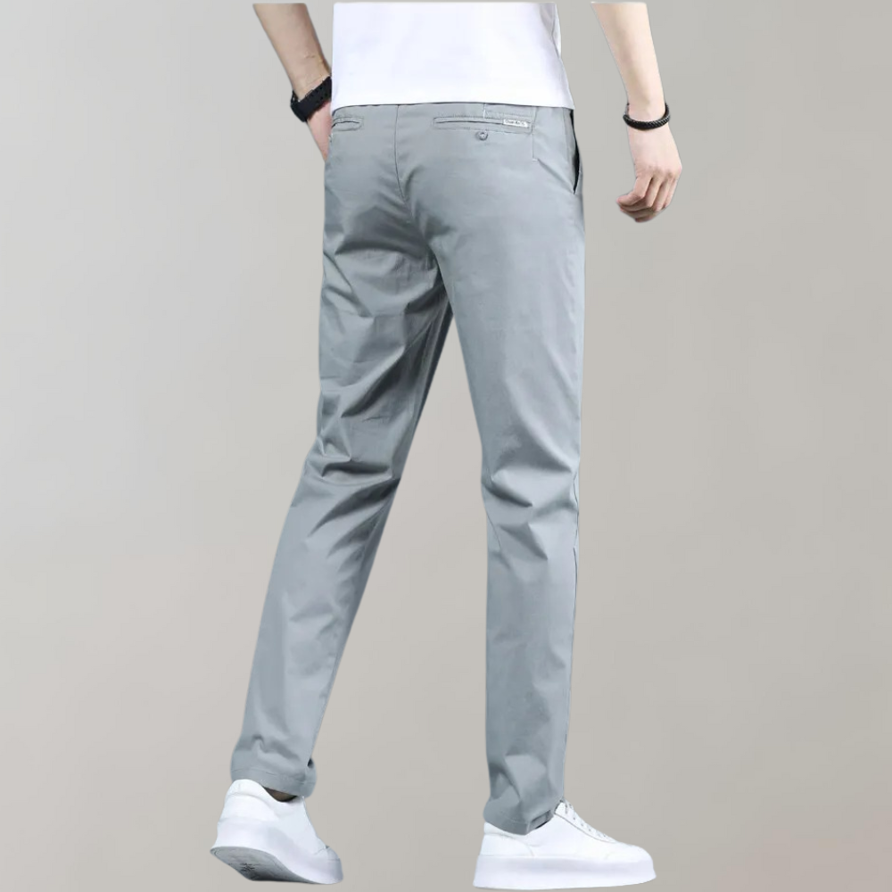 Men's Slim Fit Work Trousers - Stretch & Lightweight