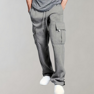 Men's Wide Leg Joggers - Cargo Style