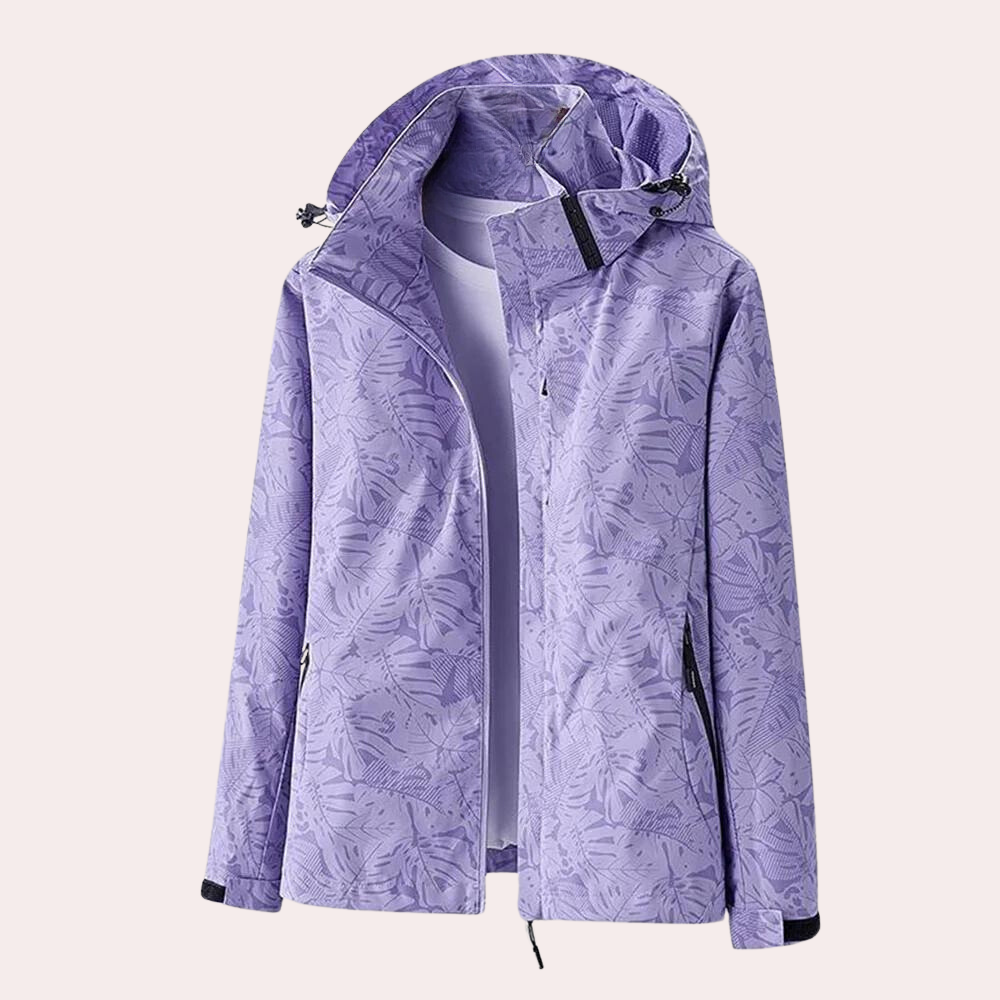 Women's Stylish Two-Way Windbreaker - Detachable Hood Style