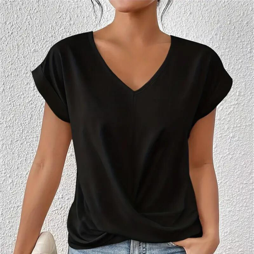 Stylish and Chic V-Neck Top for Women
