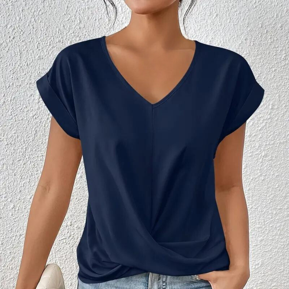 Stylish and Chic V-Neck Top for Women