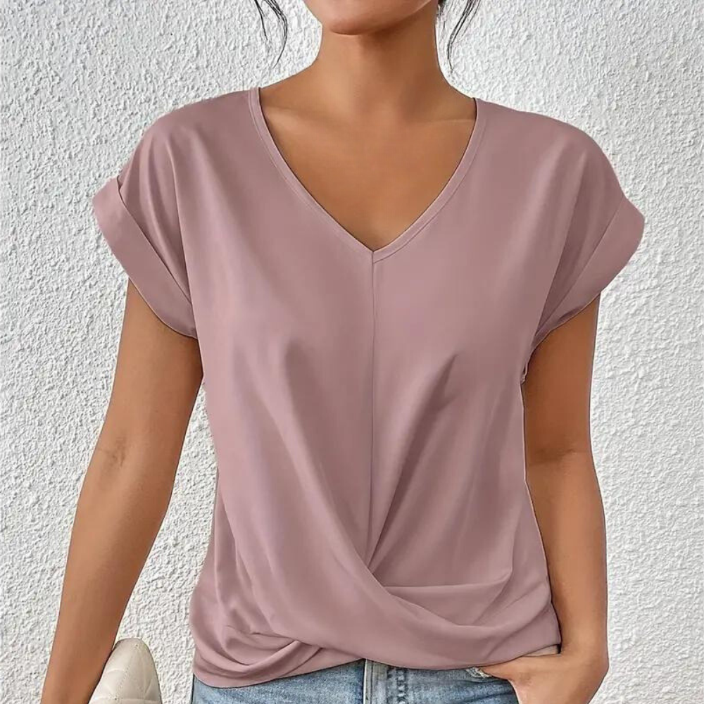 Stylish and Chic V-Neck Top for Women
