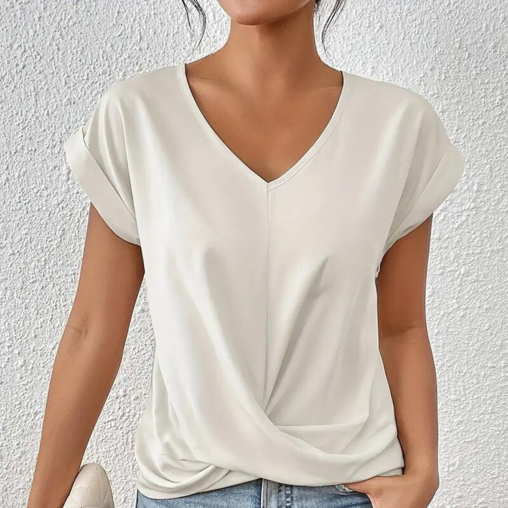 Stylish and Chic V-Neck Top for Women
