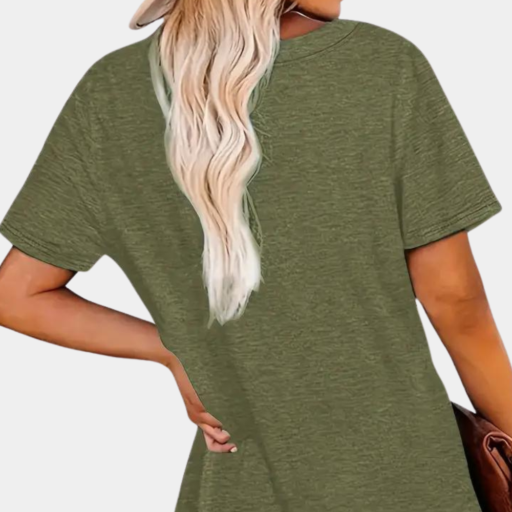 Women's Halloween Costume T-shirt - Casual Pumpkin Print