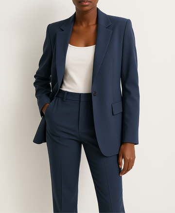 Tailored Blazer and Trouser Suit Set for Women
