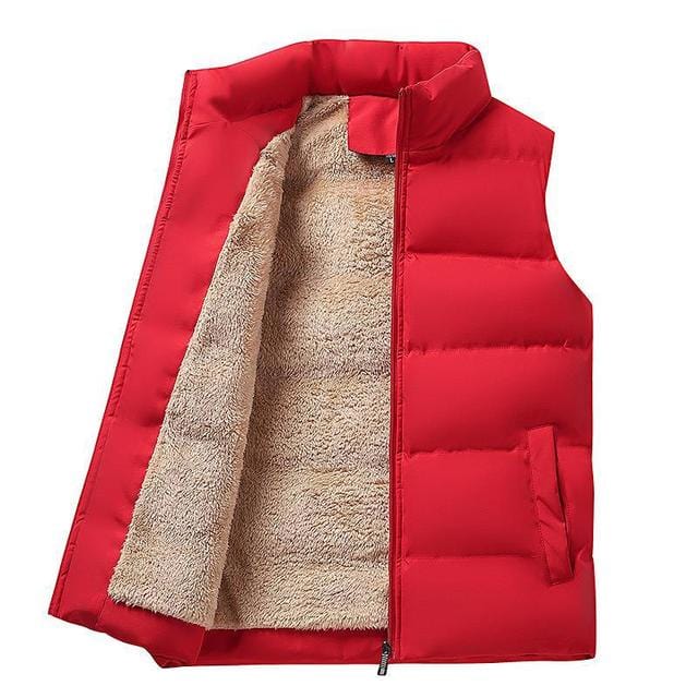 Men's Gilet - Stand Collar with Warm Lining