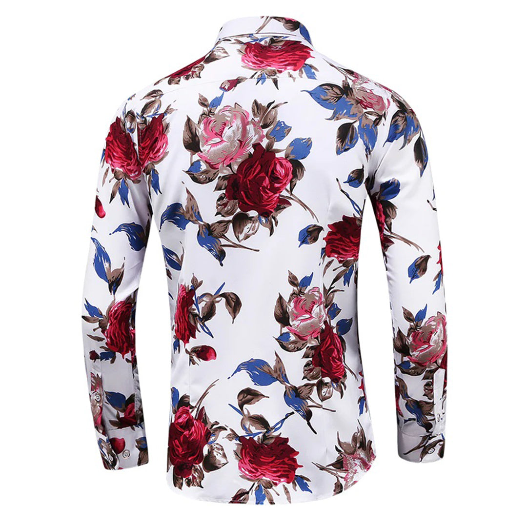Stylish and Trendy Long Sleeve Floral Shirt for Men