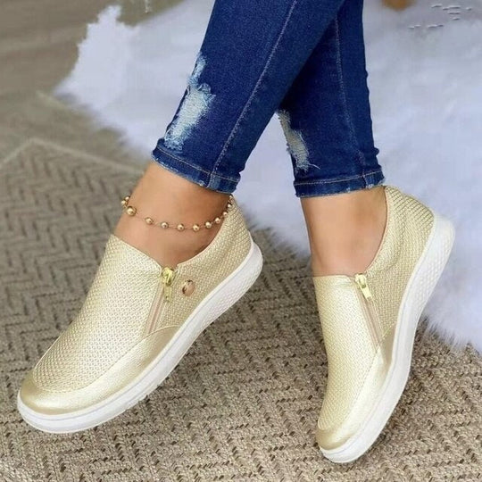 Supportive Zip-Up Shoes for Women | Liana