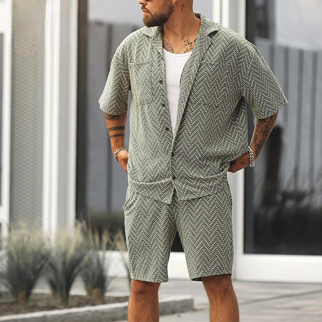 Stylish and Casual Shirt and Shorts Set for Men
