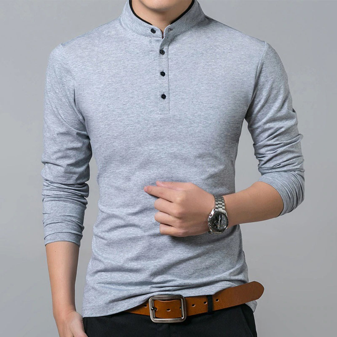 Trendy and Stylish Long Sleeve Polo Shirt for Men