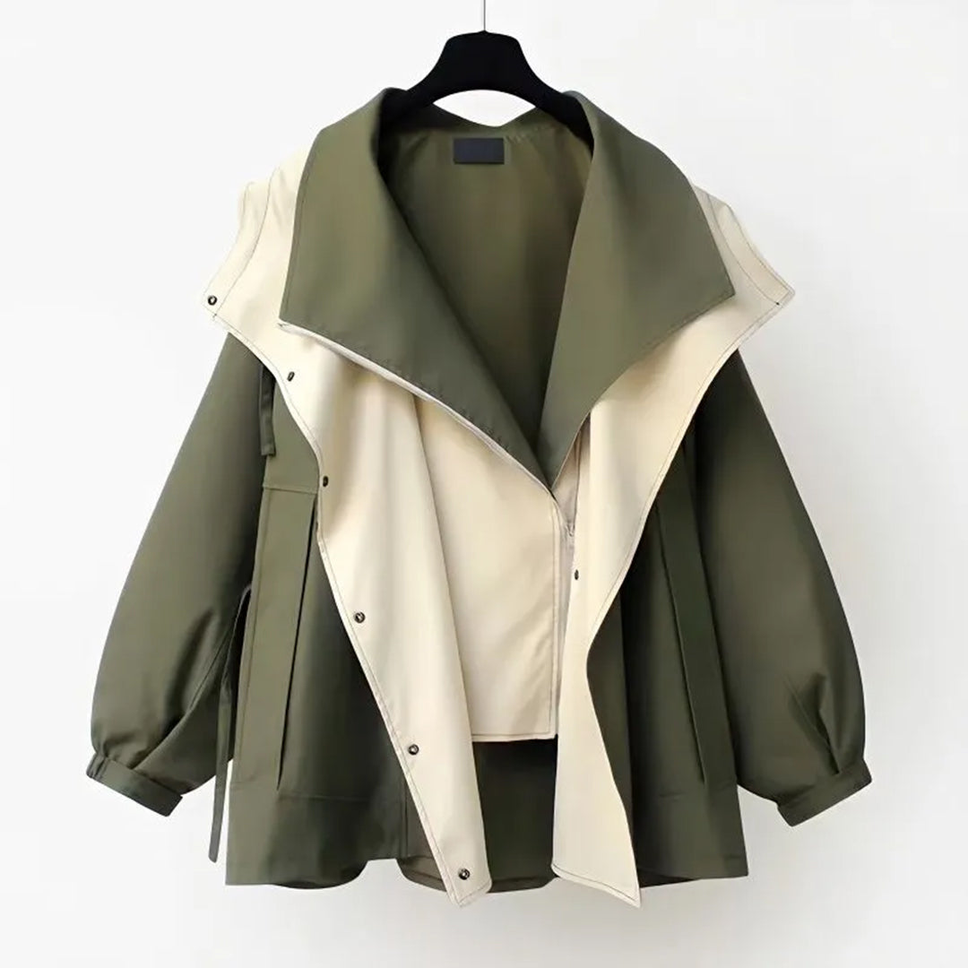 Women's Waterproof Windproof Trench Coat - Stylish Unique Oversized