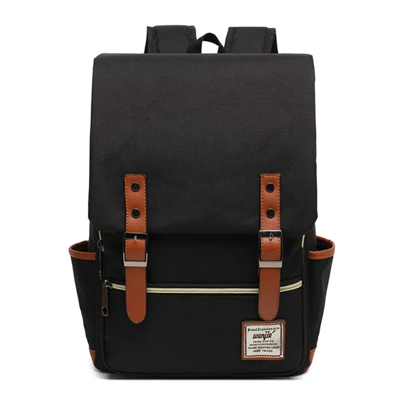Women's Oxford Waterproof Backpack - Rugged Flap Top Daypack