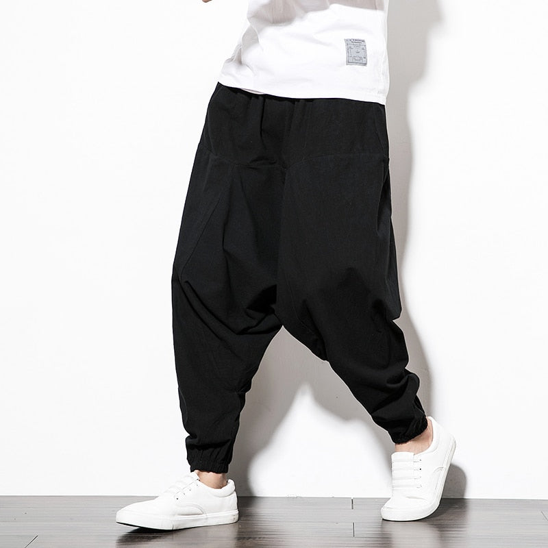 Men's Harem Joggers - Stylish Baggy Fit