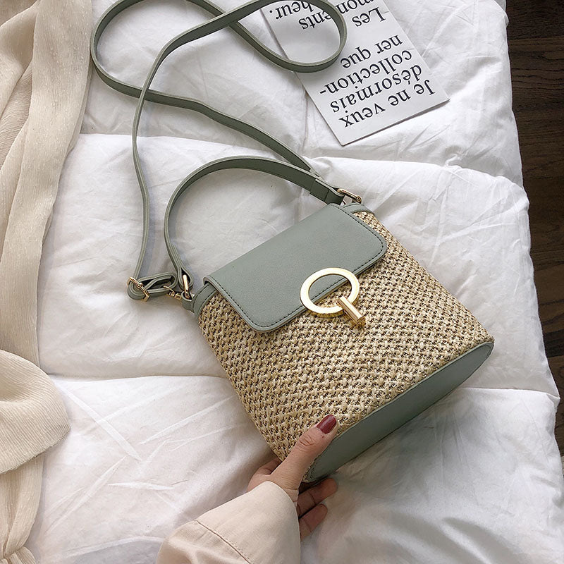 Women's Straw Handbag - Summer Style & Versatile