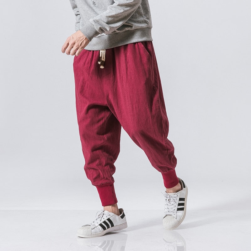 Men's Harem Joggers - Stylish Baggy Fit