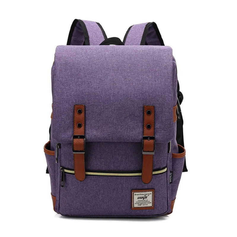 Women's Oxford Waterproof Backpack - Rugged Flap Top Daypack