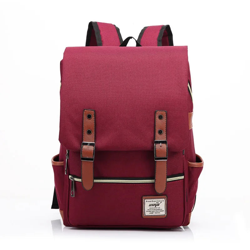 Women's Oxford Waterproof Backpack - Rugged Flap Top Daypack