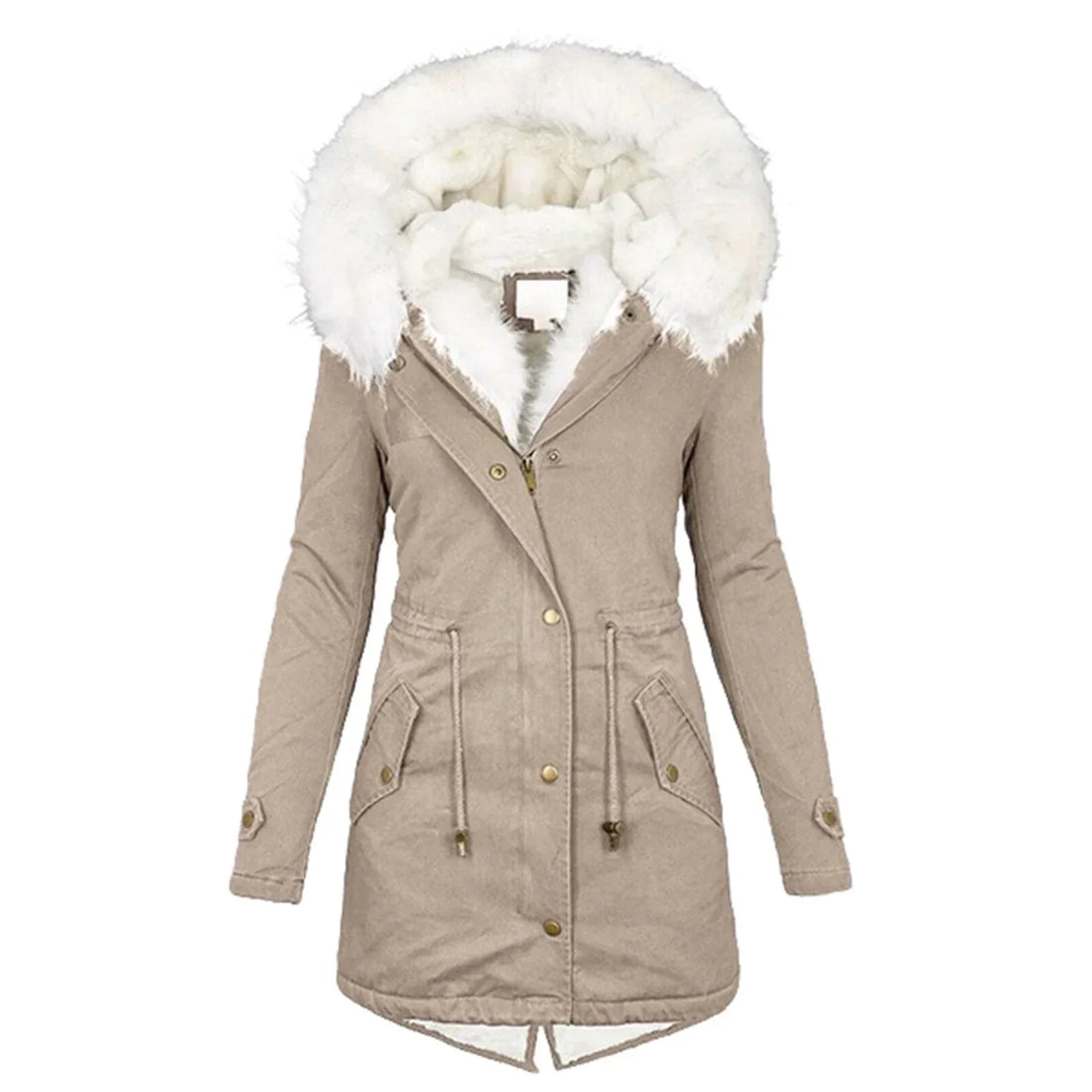 Women's Coat - Long and Hooded Parka