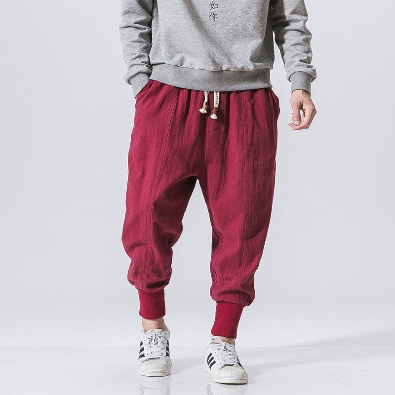 Men's Harem Joggers - Stylish Baggy Fit