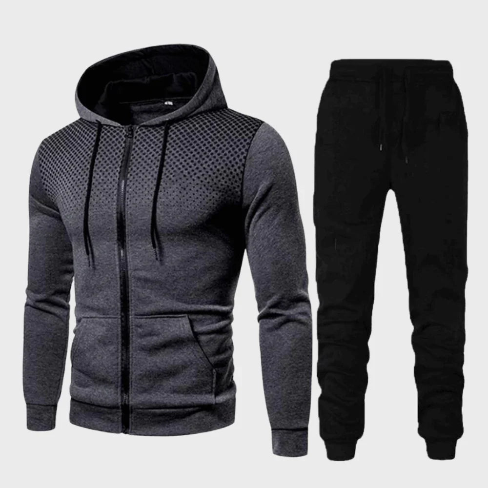 Men's Tracksuit – Zip Hoodie and Joggers Loungewear Set